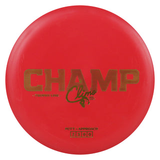 Climo Disc Golf Trophy Line Champ Putter 2/3/0/0 Red/Gold 172 grams