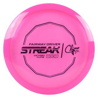 Climo Disc Golf Victory Line Streak Fairway Driver 7/5/0/1 Pink/Purple 174 grams