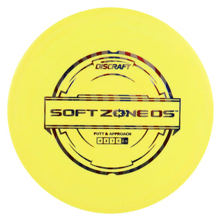 Discraft Disc Golf Putter Line Soft Zone OS Putter 4/2/1/5 Yellow/USA 173-174g