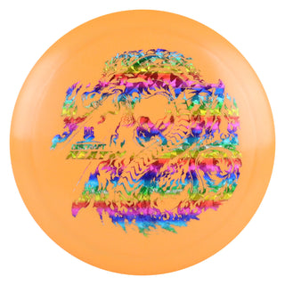 Discraft Disc Golf Big Z Heat Distance Driver 9/6/-3/1 Mango/Rainbow Shatter 173-174g