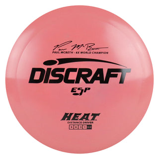 Discraft Disc Golf Paul McBeth ESP Heat Distance Driver 9/6/-3/1 Burnt Red/Black 173-174g