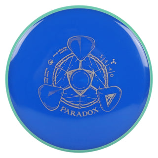 Axiom Disc Golf Neutron Paradox Midrange Driver 5/4/-4/0 Dark Blue/Teal 176 grams