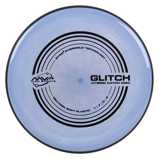 MVP Disc Golf Neutron Glitch Soft Putter Hybrid Catch Lavender White 147 grams