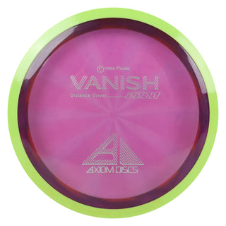 Axiom Disc Golf Proton Vanish Distance Driver 11/5/-3/2 Purple/Lime 175 grams