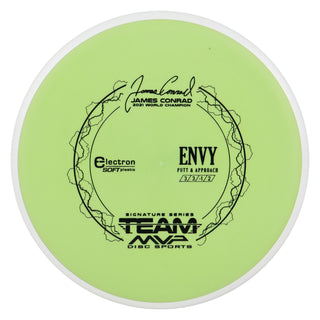 Axiom Disc Golf Electron Envy Soft Putter 3/3/0/2 Lime/White 166 grams