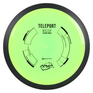 MVP Disc Golf Neutron Teleport Distance Driver 14.5/5/-1.5/2.5 Neon Green 173 grams