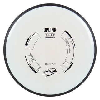 MVP Disc Golf Neutron Uplink Midrange 5/5/-3/0.5 White 177 grams