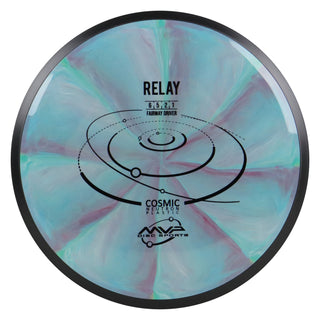 MVP Disc Golf Cosmic Neutron Relay Fairway Driver 6/5/-2/1 Mint Burgundy 157 grams