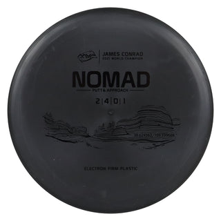 MVP Disc Golf Electron Nomad Firm Putter 2/4/0/1.5 Black 175 grams
