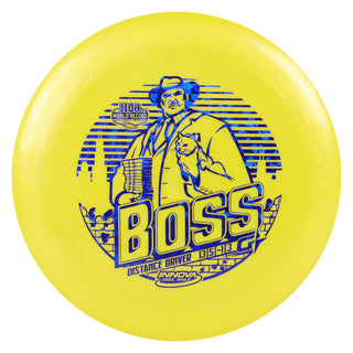 Innova Disc Golf Gstar Boss Distance Driver 13/5/-1/3 Yellow/Navy Shatter 171 grams