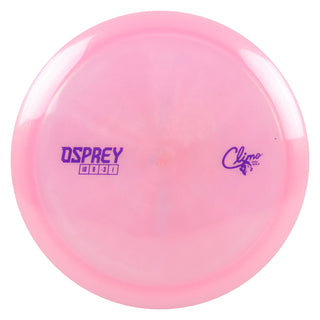 Climo Disc Golf LE Special Blend Osprey Distance Driver 10/6/-3/1 Light Pink/Purple 172 grams