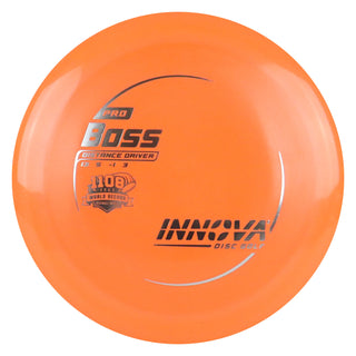 Innova Disc Golf Pro Boss Distance Driver 13/5/-1/3 Orange/Silver 170 grams