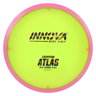 Innova Disc Golf Overmold Champion Atlas Midrange Disc 5/4/0/1 DayGlo Pink/Wonder 175 grams