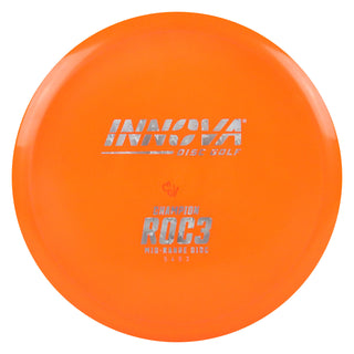 Innova Disc Golf Champion Roc3 Midrange Disc 5/4/0/3 Orange/Silver Stars 163 grams