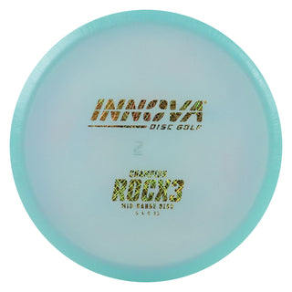 Innova Disc Golf Champion RocX3 Midrange Disc 5/4/0/3.5 Light Blue/Gold Scratch 169 grams