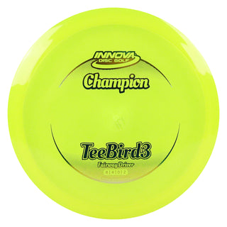 Innova Disc Golf Champion Teebird3 Fairway Driver 8/4/0/2 Yellow/Blue Metallic 172 grams
