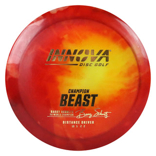 Innova Disc Golf Champion I-Dye Beast Distance Driver 10/5/-2/2 Red Yellow/Gold 167 grams