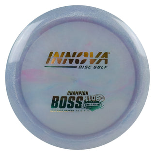 Innova Disc Golf Champion Boss Distance Driver 13/5/-1/3 Slate Purple/Green Metallic 172 grams