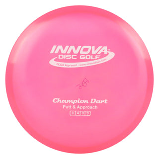 Innova Disc Golf Champion Dart Putter 3/4/0/0 Pink/White 173 grams