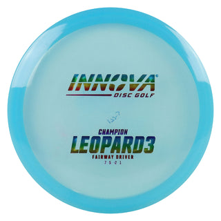 Innova Disc Golf Champion Leopard3 Fairway Driver 7/5/-2/1 Blue/Rainbow 173 grams
