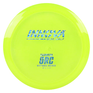 Innova Disc Golf Champion Orc Distance Driver 10/4/-1/3 DayGlo/Blue Shatter 173 grams