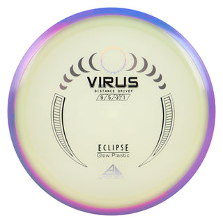 Axiom Disc Golf Eclipse Glow Virus Distance Driver 9/5/-3.5/1 Glow/Pink Purple 169 grams