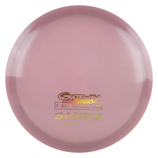 Gateway Disc Golf Diamond X-Out Factory Second Sabre 7/6/-1/1 Purple/Gold Holo 165 grams