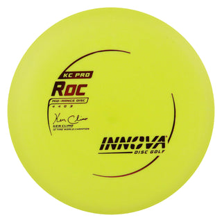 Innova Disc Golf Pro KC Roc Midrange Disc 4/4/0/3 Yellow/Red 180 grams