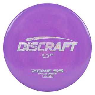 Discraft Disc Golf ESP Zone SS Putt and Approach 4/4/-1/2 Purple/Cubic Prisms 170-172g