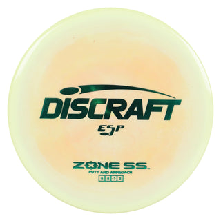 Discraft Disc Golf ESP Zone SS Putt and Approach 4/4/-1/2 Yellow/Green 170-172g