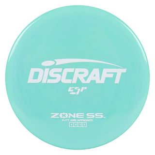 Discraft Disc Golf ESP Zone SS Putt and Approach 4/4/-1/2 Mint/White 173-174g