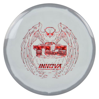 Innova Disc Golf Halo Star TL3 Fairway Driver 8/4/-1/1 Grey White/Red Shatter 150 grams
