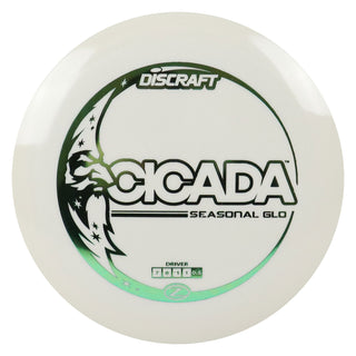 Discraft Disc Golf Glo Z Cicada Fairway Driver 7/6/-1/1 Glow/Green 173-174g