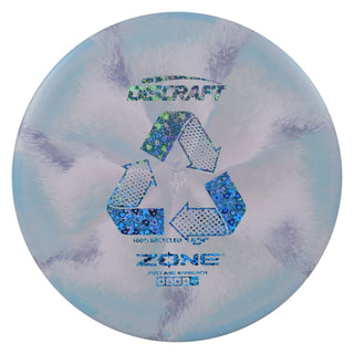 Discraft Disc Golf Recycled ESP Zone Putter 4/3/0/3 Blue Purple/Blue Hearts 164-166g