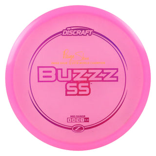 Discraft Disc Golf Paige Shue Signature Z Line Buzzz SS Midrange 5/4/-2/1 Pink/Purple Holo 177-180g