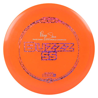 Discraft Disc Golf Paige Shue Signature Z Line Buzzz SS Midrange 5/4/-2/1 Orange/Hearts 175-176g