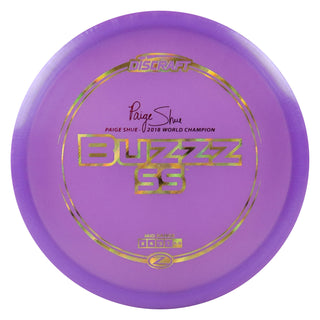 Discraft Disc Golf Paige Shue Signature Z Line Buzzz SS Midrange 5/4/-2/1 Purple/Gold Cubes 175-176g