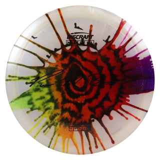 Discraft Disc Golf Paul McBeth Z Line Fly Dye Athena Fairway Driver 7/5/0/2 Rainbow Splat/Black 173-174g