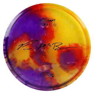 Discraft Disc Golf Paul McBeth Z Line Fly Dye Malta Midrange 5/4/1/3 Purple Yellow Yin Yang/Black Silver 167-169g