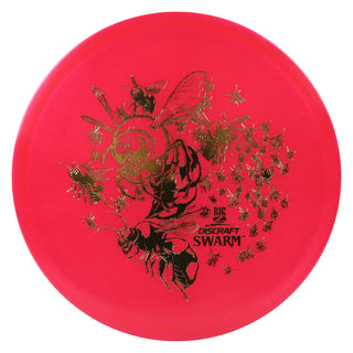 Discraft Disc Golf Big Z Swarm Midrange 5/3/0/4 Candy Red/Gold 170-172g