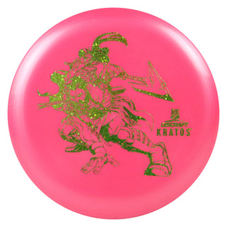 Discraft Disc Golf Paul McBeth Signature Big Z Kratos Putter 3/3/0/3 Pink/Green Shimmer 170-172g