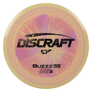 Discraft Disc Golf ESP Buzzz SS Midrange Disc 5/4/-2/1 Yellow Purple/Black Rose 175-176g