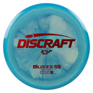 Discraft Disc Golf ESP Buzzz SS Midrange Disc 5/4/-2/1 Turquoise/Red Matrix 173-174g