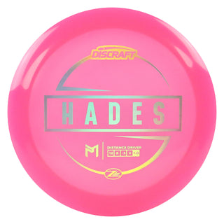 Discraft Disc Golf Paul McBeth Z Lite Hades Distance Driver 12/6/-3-2 Pink/Gold Holo 155-159g