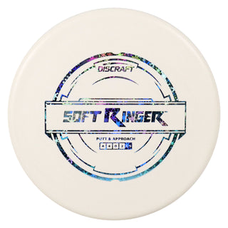 Discraft Disc Golf Putter Line Soft Ringer Putter 4/4/0/2 White/Snowflakes 160-163g