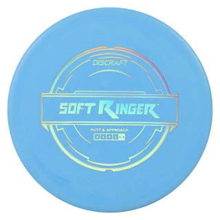 Discraft Disc Golf Putter Line Soft Ringer Putter 4/4/0/2 Blue/Rose Gold 167-169g