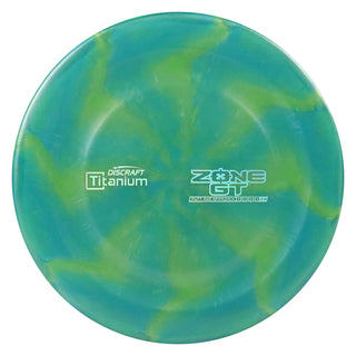 Discraft Disc Golf Titanium Zone GT Putter 4/3/0/3 Green Gold/Gold Holo 164-166g