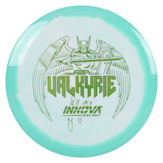 Innova Disc Golf Halo Star Valkyrie Fairway Driver 9/4/-2/2 Teal White/Olive 150 grams