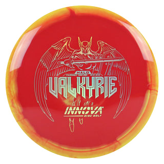 Innova Disc Golf Halo Star Valkyrie Fairway Driver 9/4/-2/2 Yellow Red/Gold Holo 169 grams