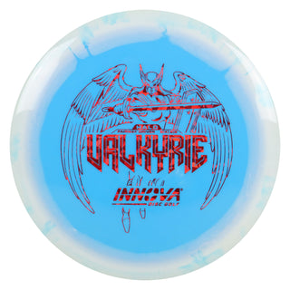 Innova Disc Golf Halo Star Valkyrie Fairway Driver 9/4/-2/2 White Blue/Red Shatter 155 grams